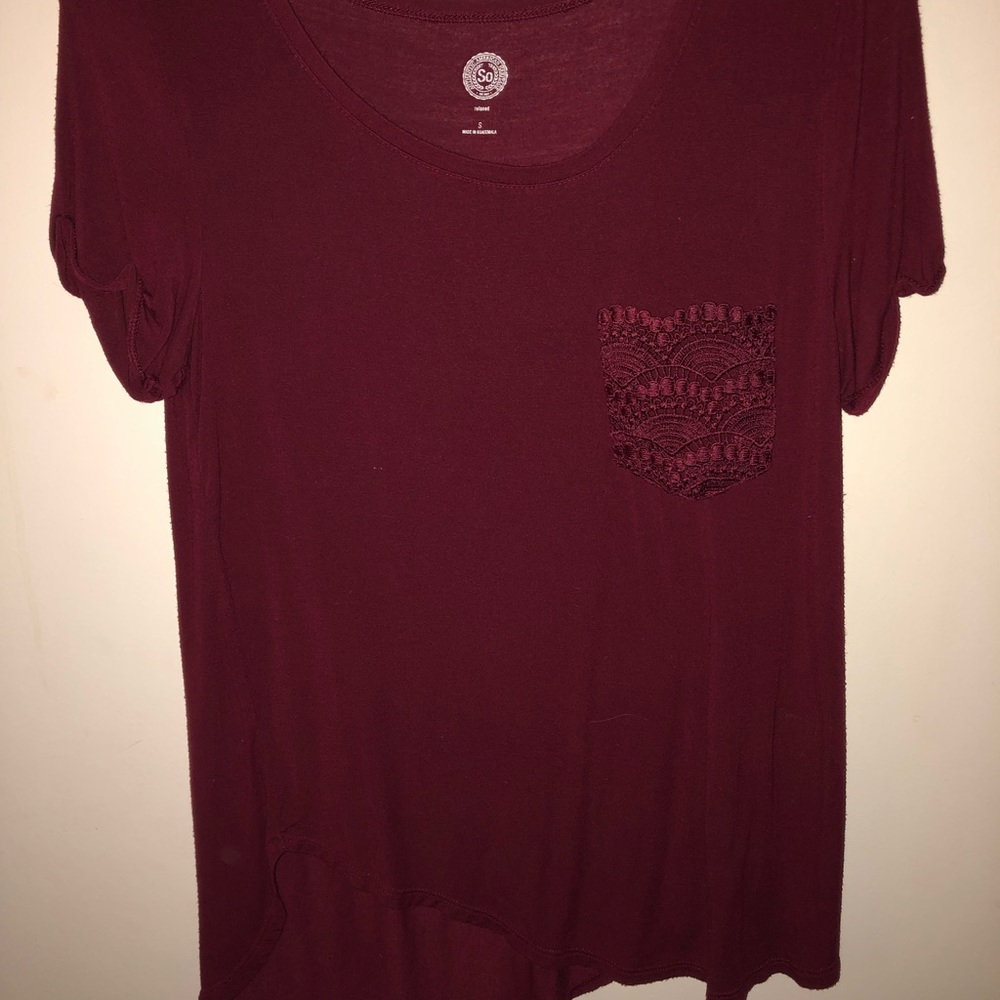 red t shirt